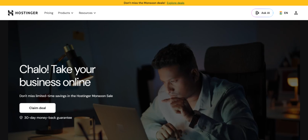 Hostinger coupon codes for first time users